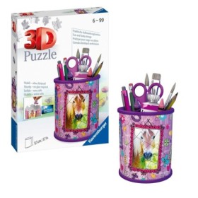 Puzzle 3D suport pixuri calut 54 piese